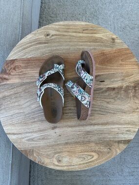 Birkenstock Kid’s Mayari Sandal Paisley Light Rose Birko-Flor